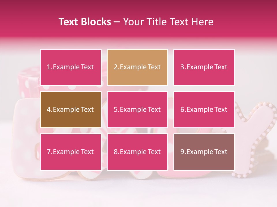 Icing Biscuit Gourmet PowerPoint Template