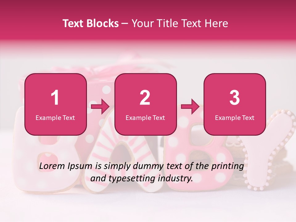 Icing Biscuit Gourmet PowerPoint Template