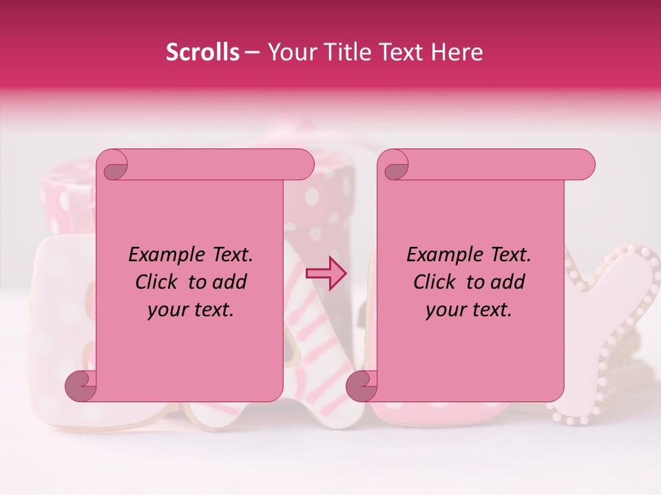 Icing Biscuit Gourmet PowerPoint Template