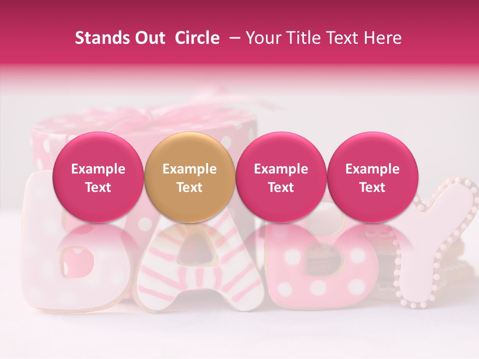 Icing Biscuit Gourmet PowerPoint Template