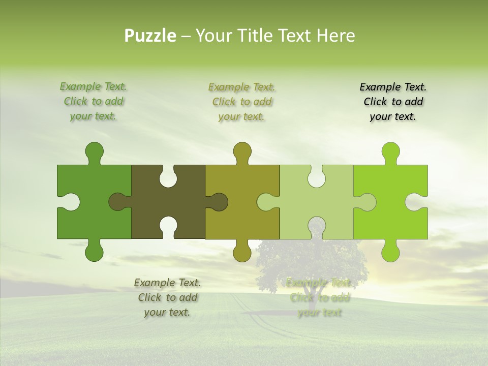 Field Front Cloud PowerPoint Template
