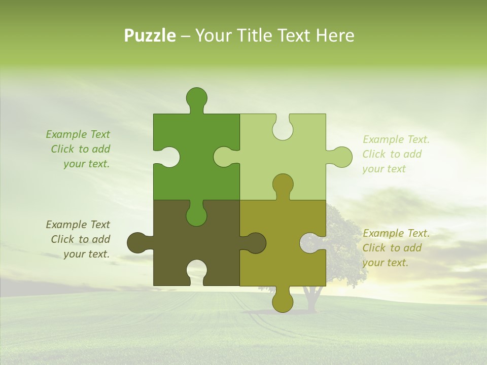 Field Front Cloud PowerPoint Template