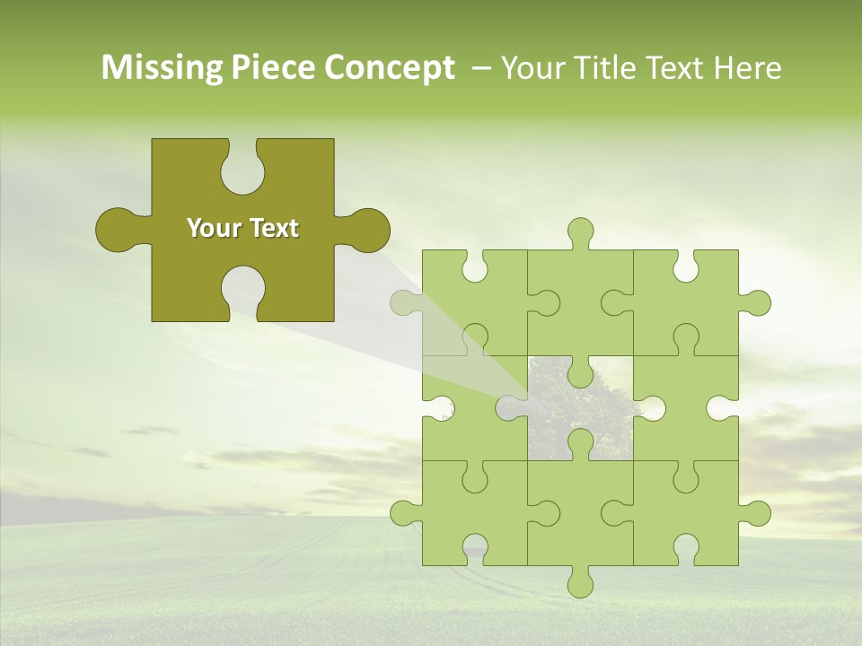 Field Front Cloud PowerPoint Template