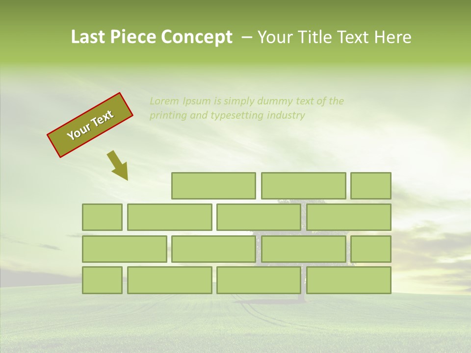 Field Front Cloud PowerPoint Template