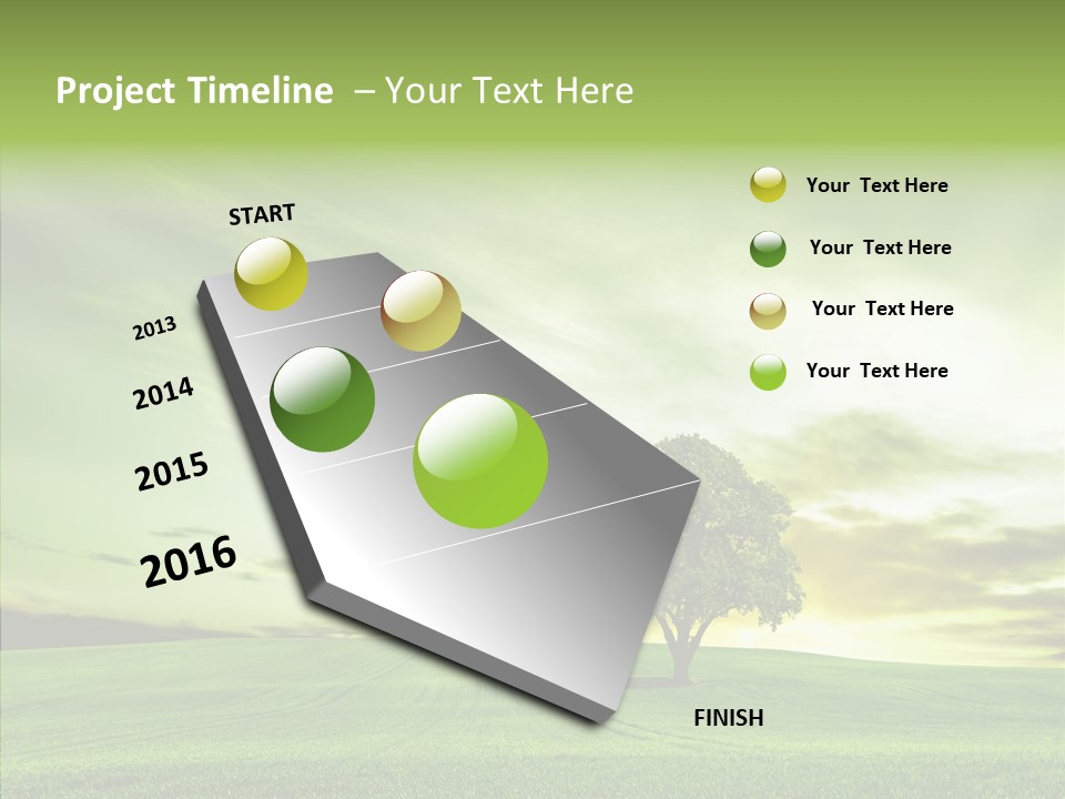 Field Front Cloud PowerPoint Template