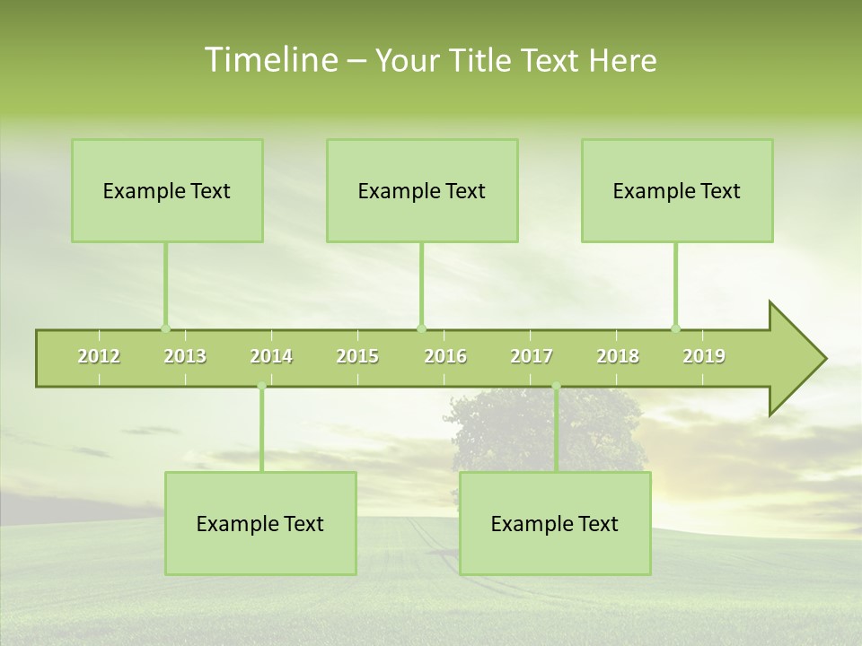 Field Front Cloud PowerPoint Template