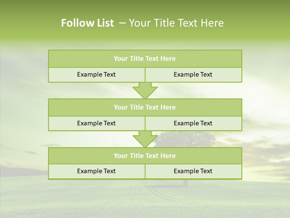 Field Front Cloud PowerPoint Template