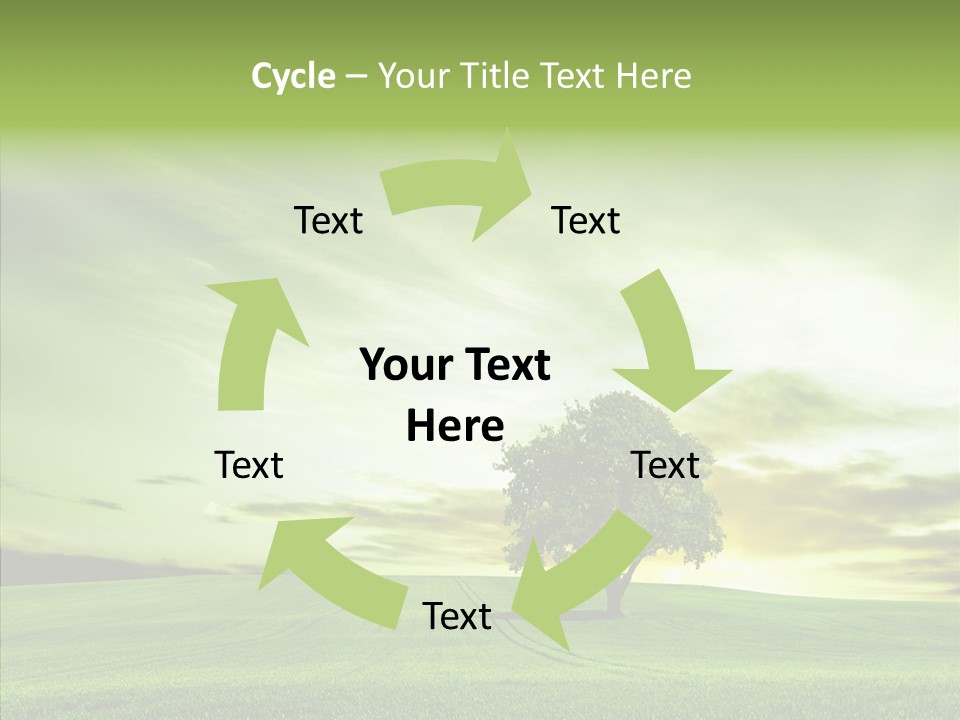 Field Front Cloud PowerPoint Template