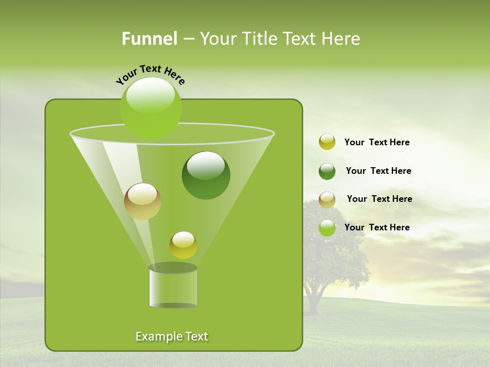 Field Front Cloud PowerPoint Template