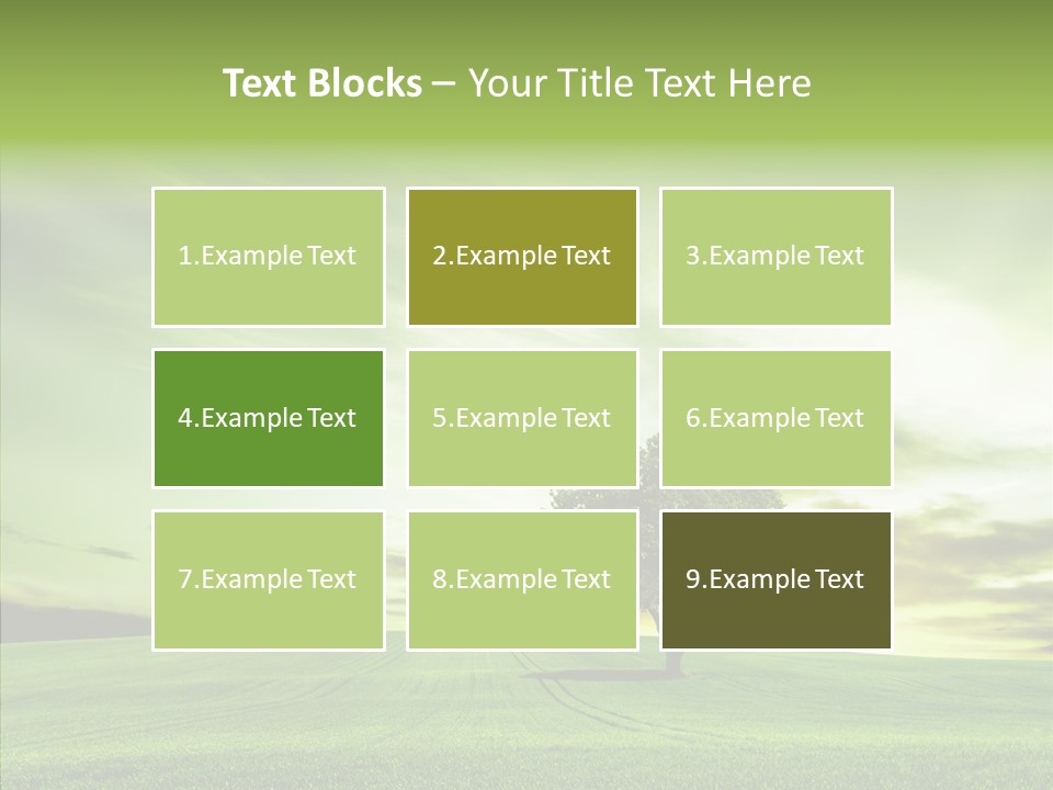 Field Front Cloud PowerPoint Template