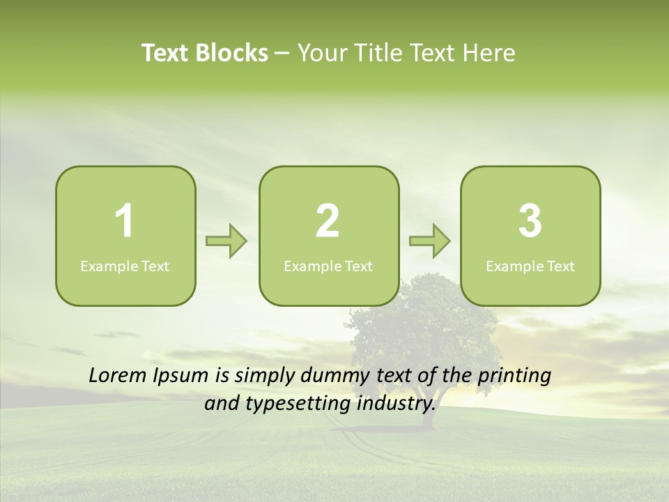 Field Front Cloud PowerPoint Template