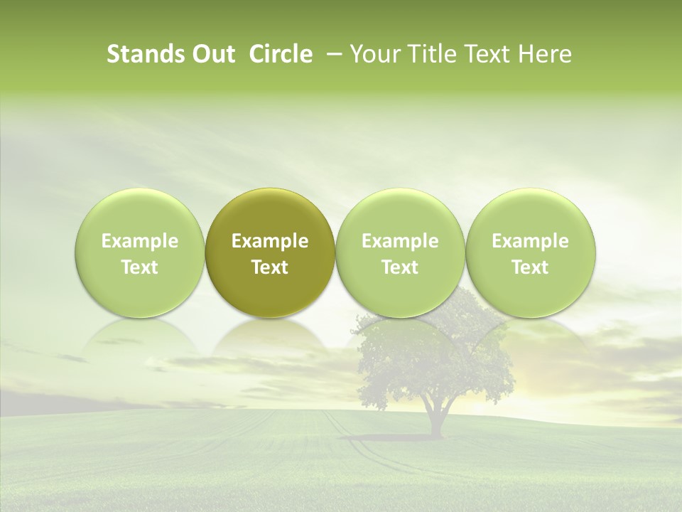 Field Front Cloud PowerPoint Template