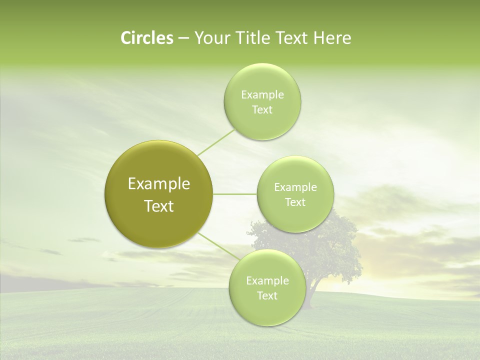 Field Front Cloud PowerPoint Template