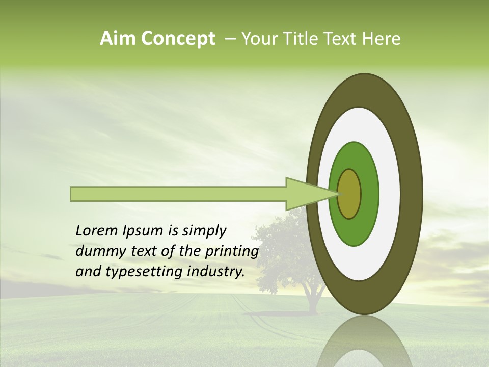 Field Front Cloud PowerPoint Template