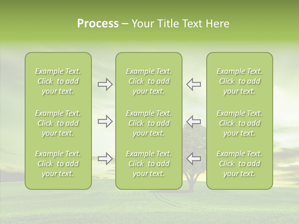 Field Front Cloud PowerPoint Template