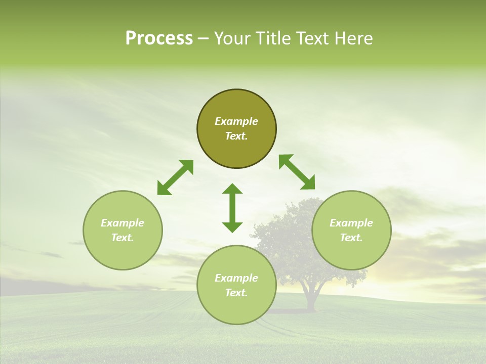 Field Front Cloud PowerPoint Template
