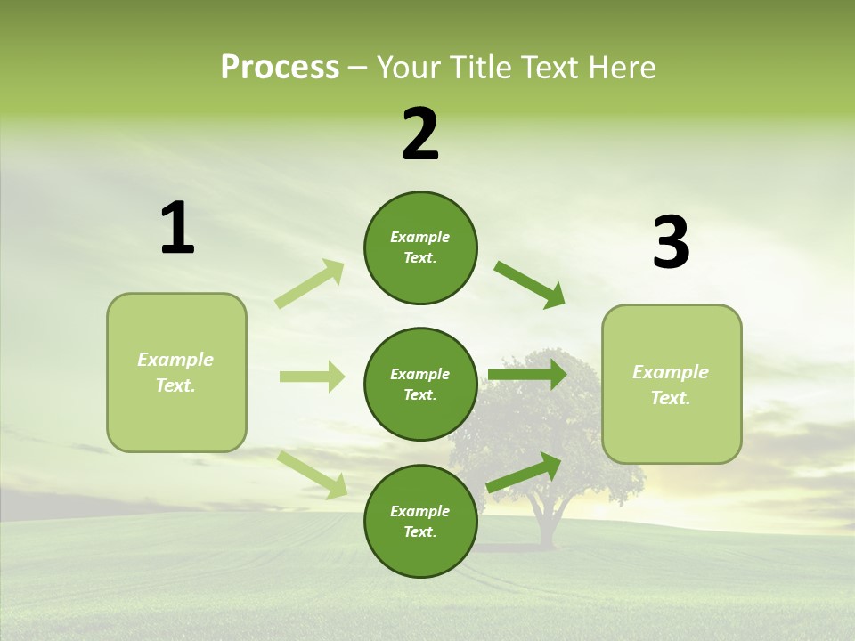 Field Front Cloud PowerPoint Template