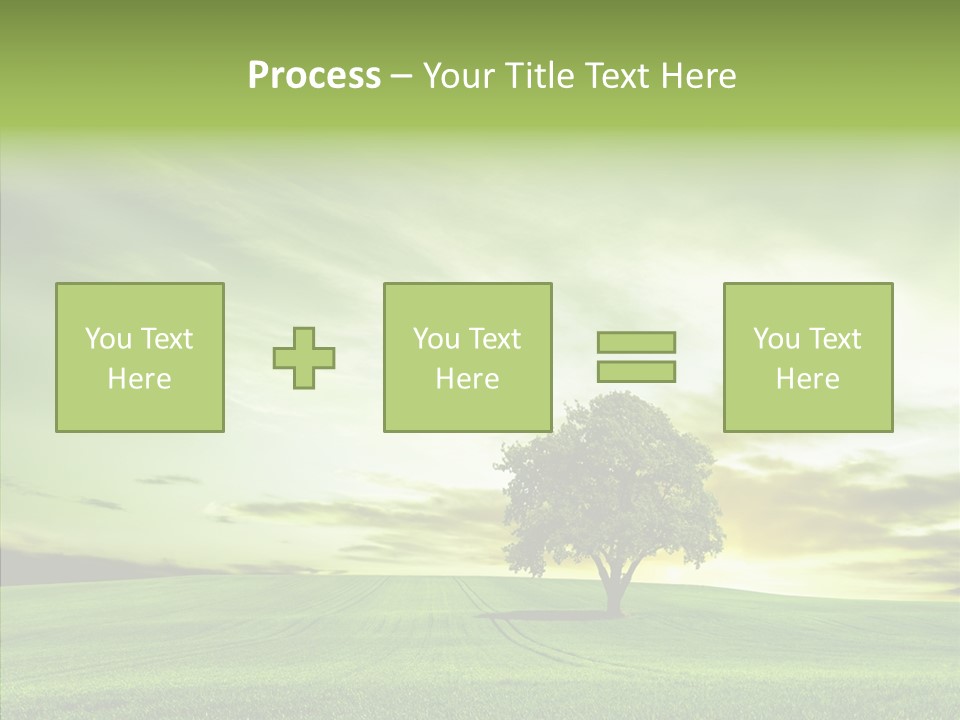 Field Front Cloud PowerPoint Template