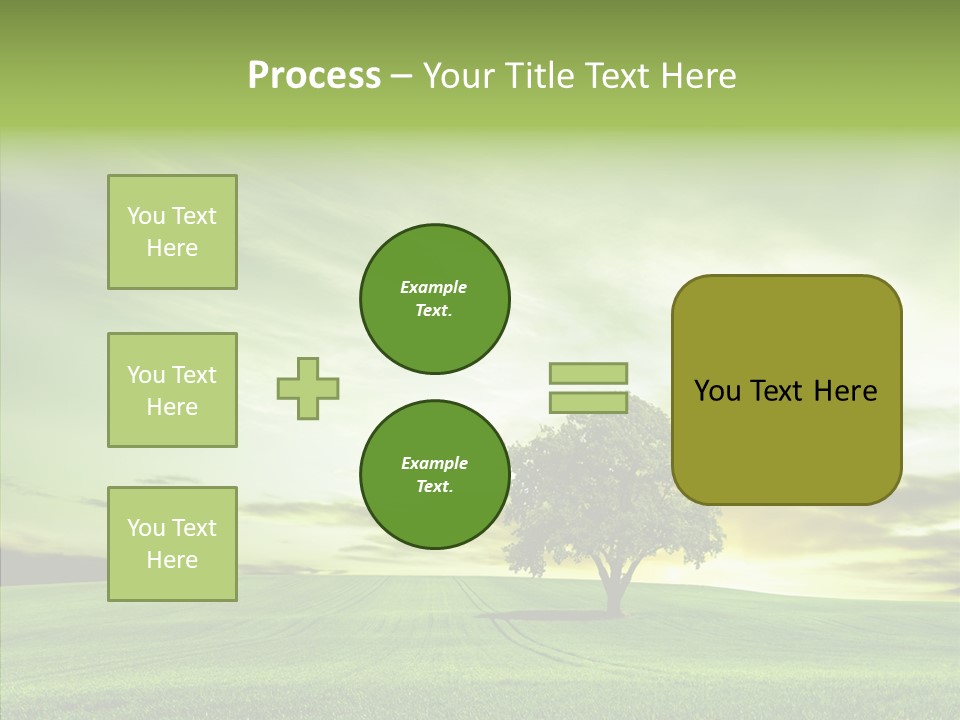Field Front Cloud PowerPoint Template