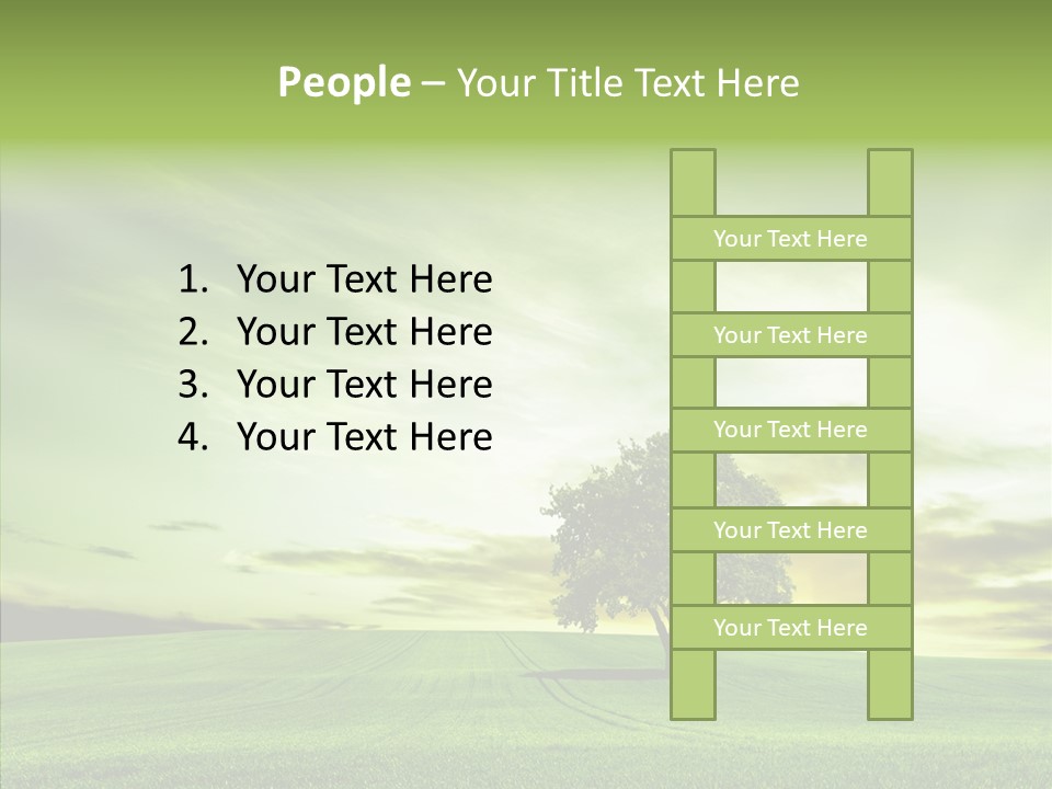 Field Front Cloud PowerPoint Template