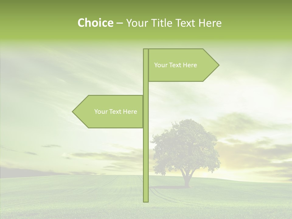 Field Front Cloud PowerPoint Template