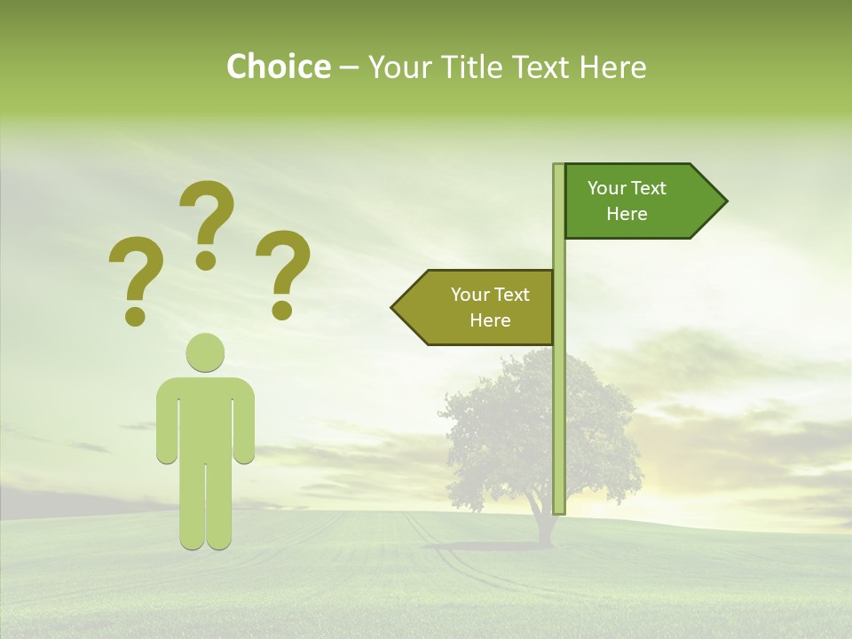 Field Front Cloud PowerPoint Template