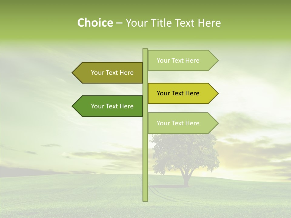 Field Front Cloud PowerPoint Template