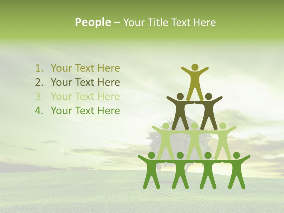 Field Front Cloud PowerPoint Template