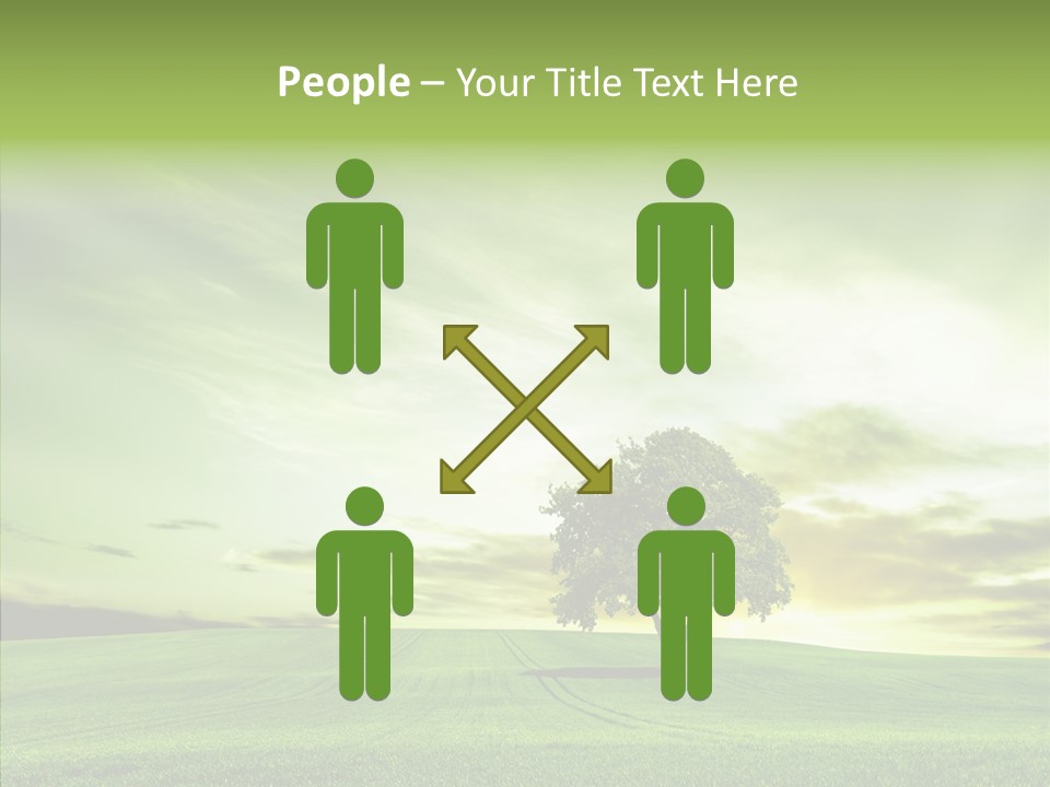 Field Front Cloud PowerPoint Template