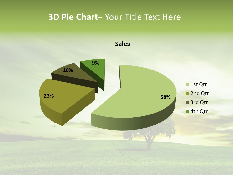 Field Front Cloud PowerPoint Template