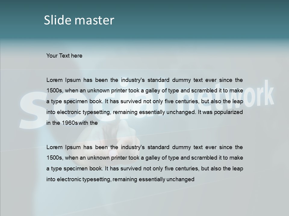 Critical Woman High PowerPoint Template