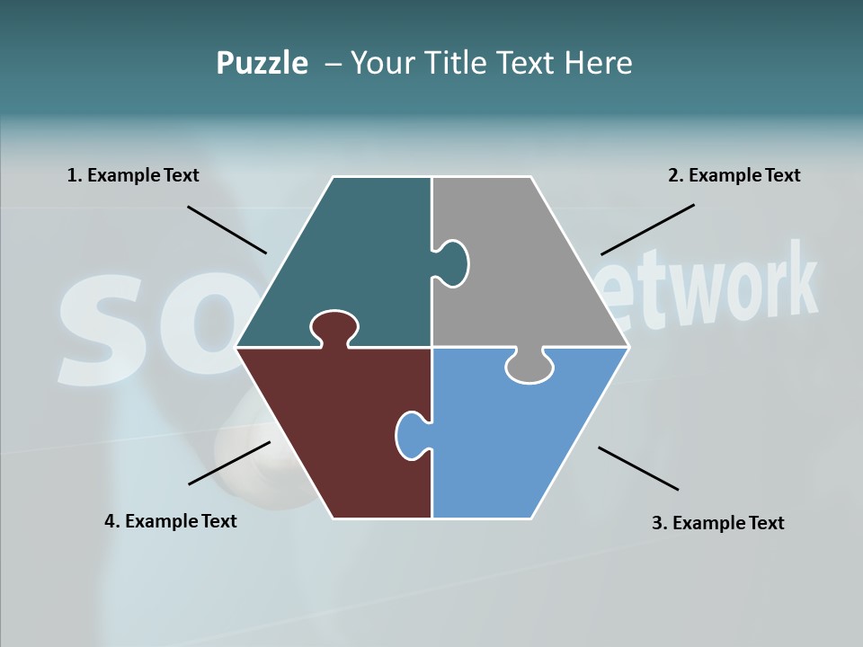 Critical Woman High PowerPoint Template