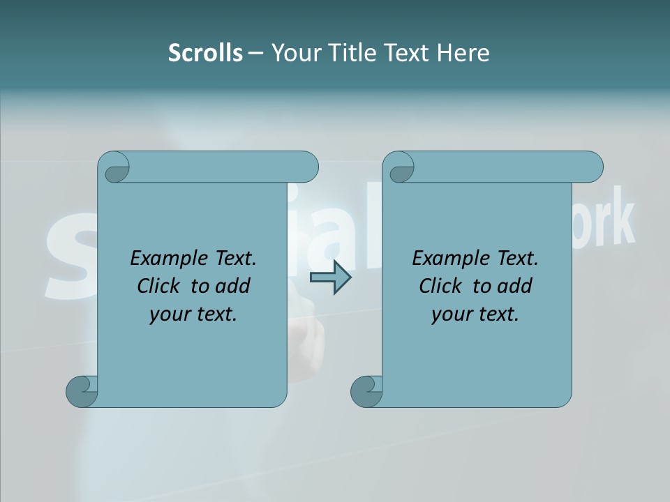 Critical Woman High PowerPoint Template