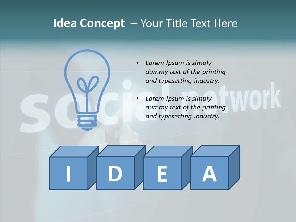 Critical Woman High PowerPoint Template