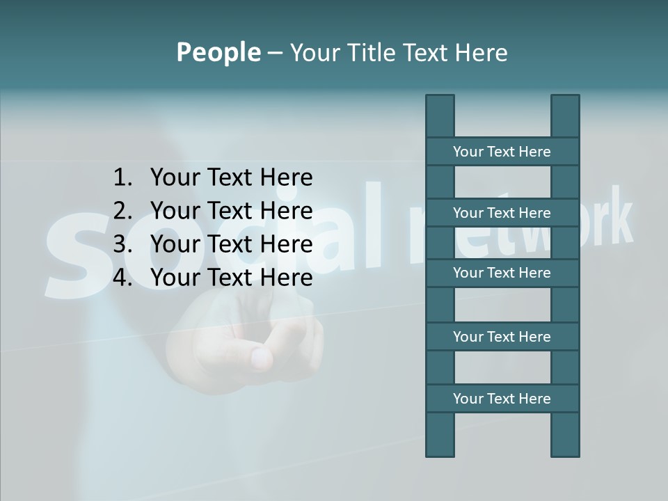 Critical Woman High PowerPoint Template