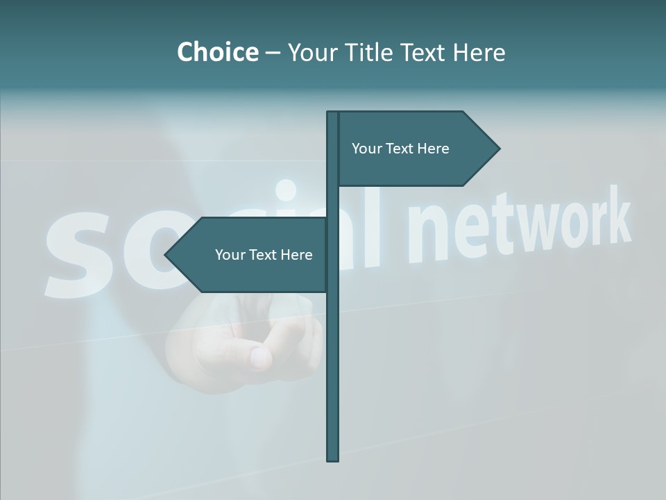 Critical Woman High PowerPoint Template