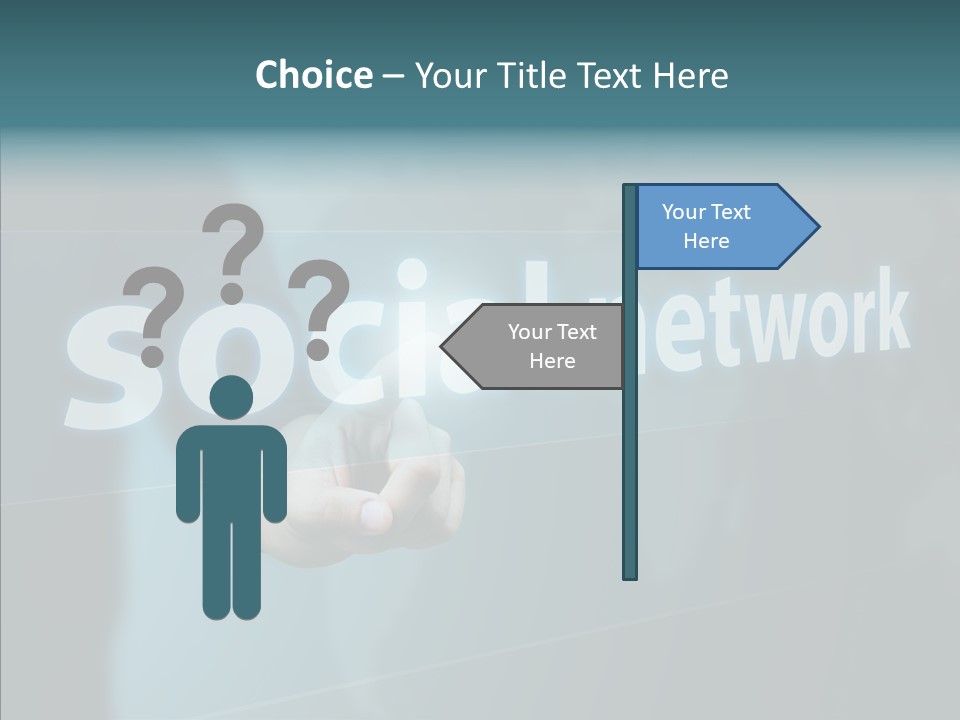 Critical Woman High PowerPoint Template