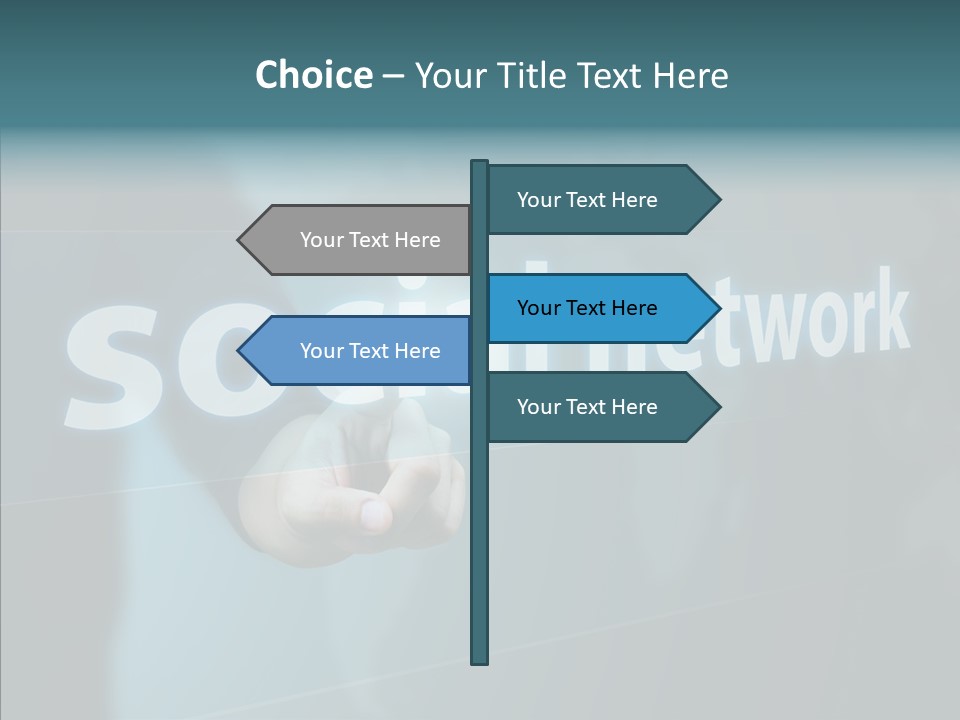 Critical Woman High PowerPoint Template