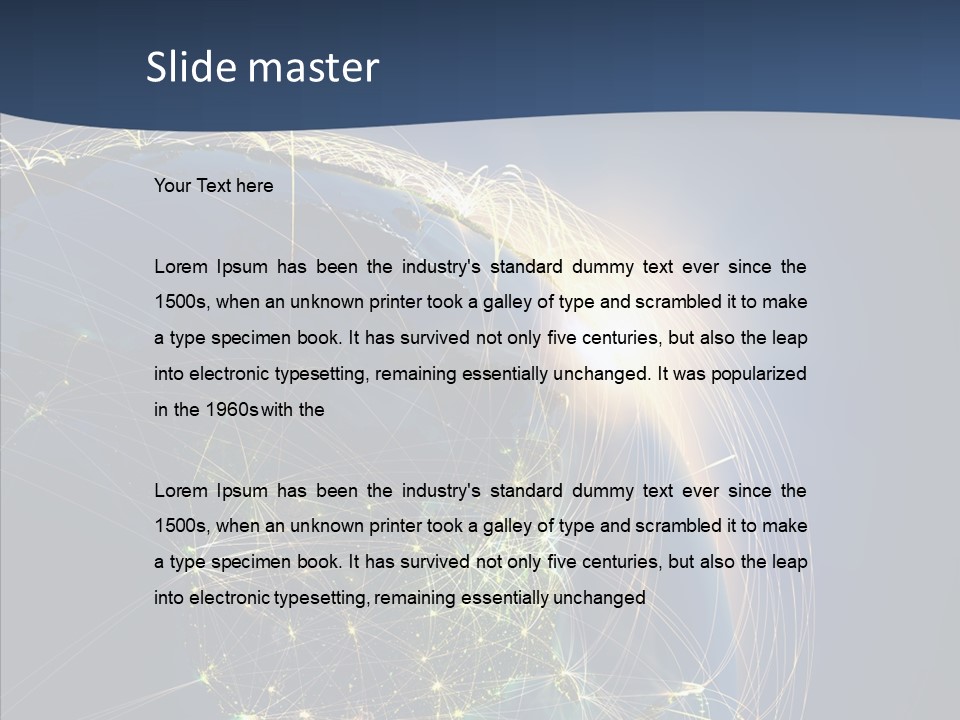 Geography Transport Communication PowerPoint Template