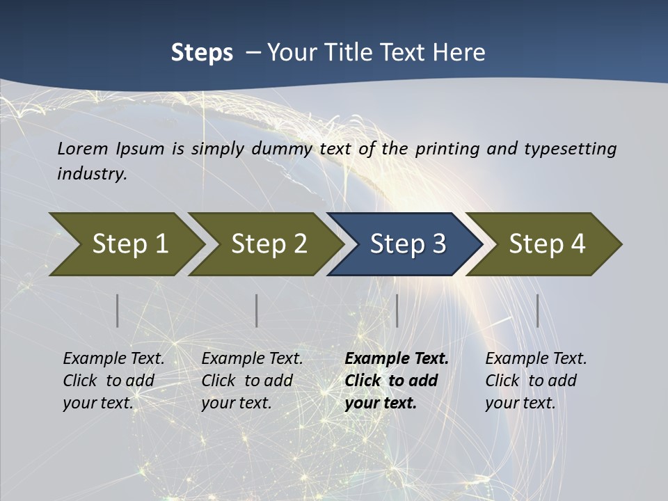 Geography Transport Communication PowerPoint Template