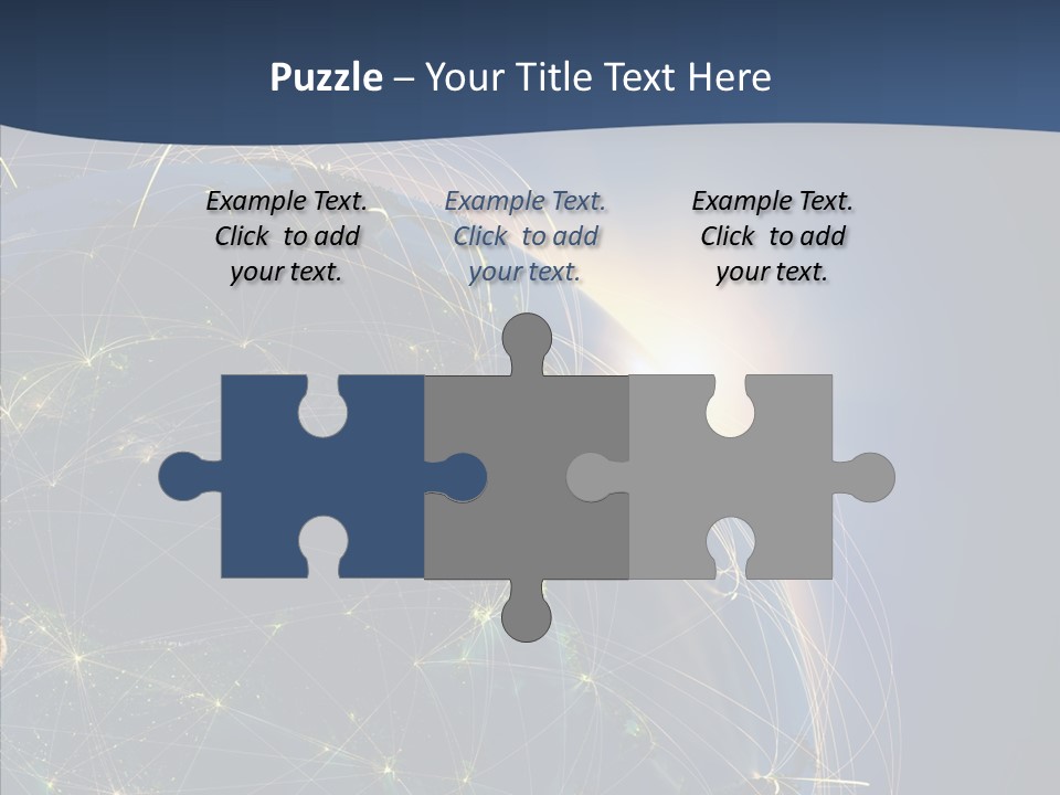 Internet Continent Tourism PowerPoint Template