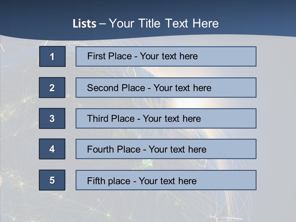 Internet Continent Tourism PowerPoint Template