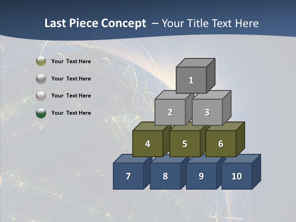 Internet Continent Tourism PowerPoint Template