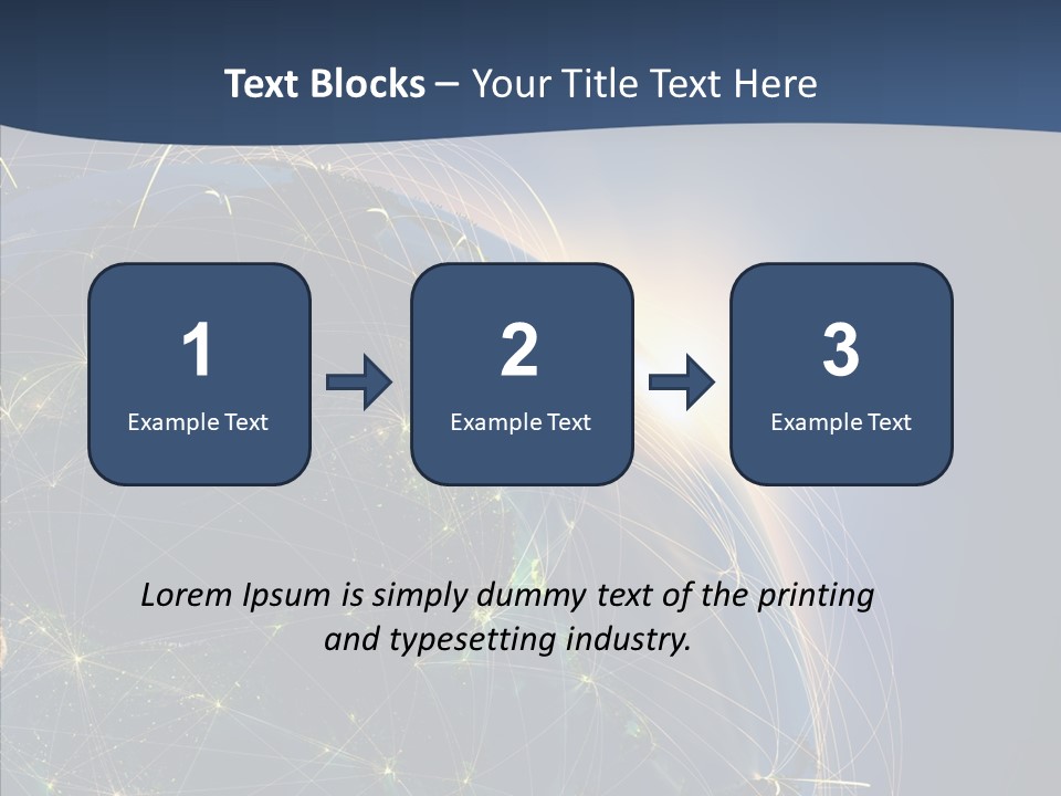 Internet Continent Tourism PowerPoint Template