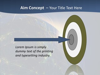 Internet Continent Tourism PowerPoint Template