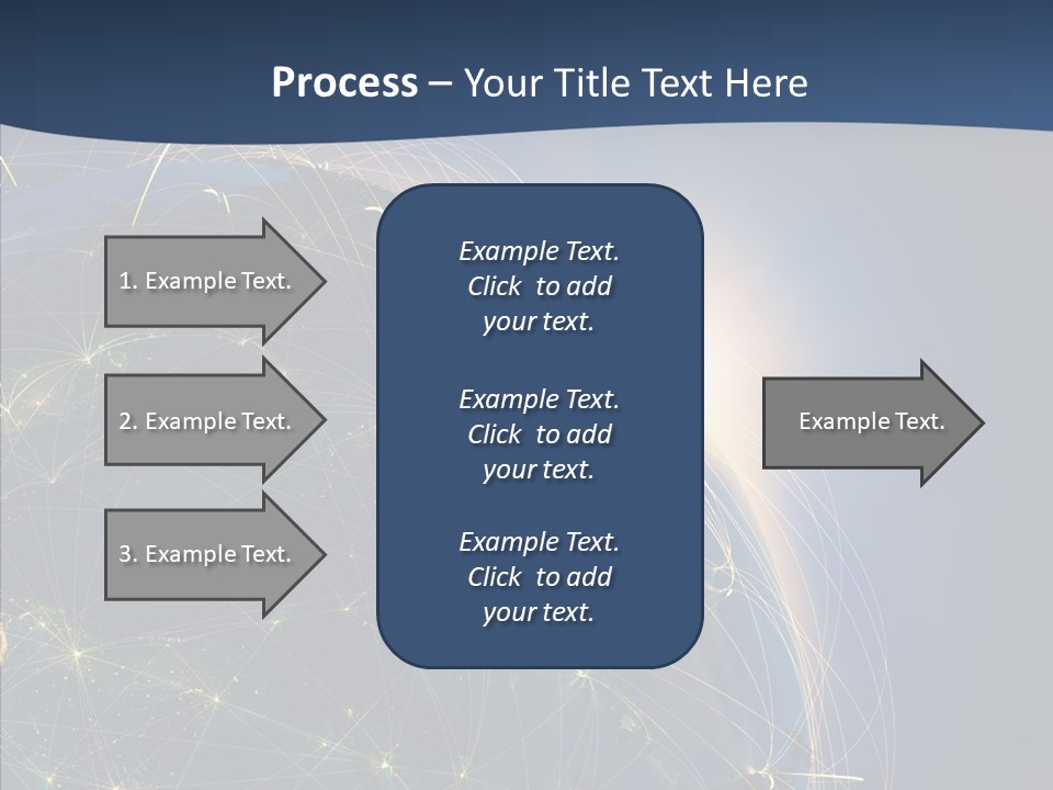 Internet Continent Tourism PowerPoint Template