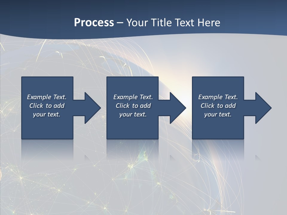 Internet Continent Tourism PowerPoint Template