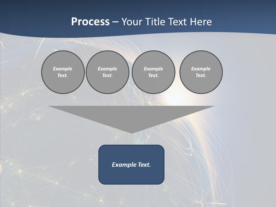 Internet Continent Tourism PowerPoint Template