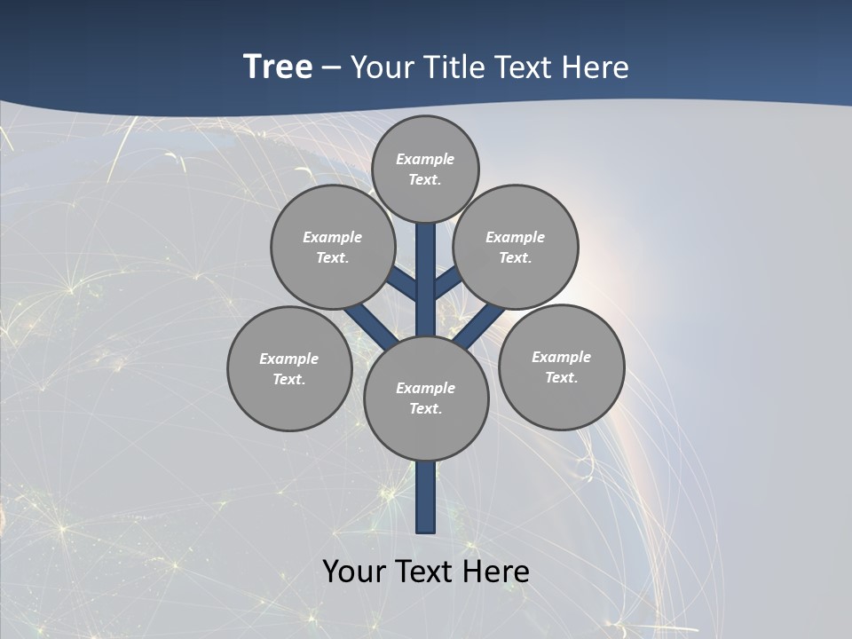 Internet Continent Tourism PowerPoint Template