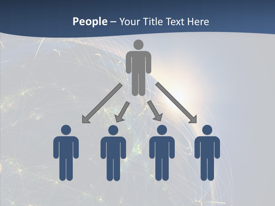 Internet Continent Tourism PowerPoint Template